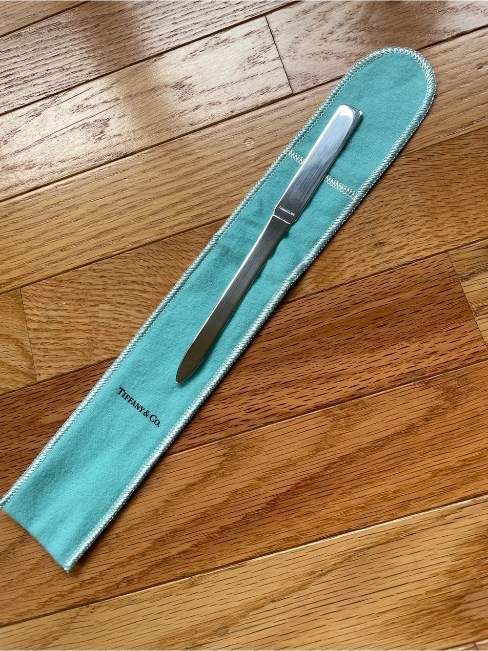 Tiffany & Co. Sterling Silver Letter Opener Original Packaging